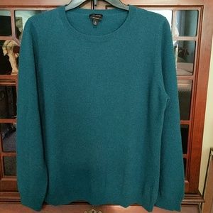 Talbot 100% Teal Cashmere Sweater